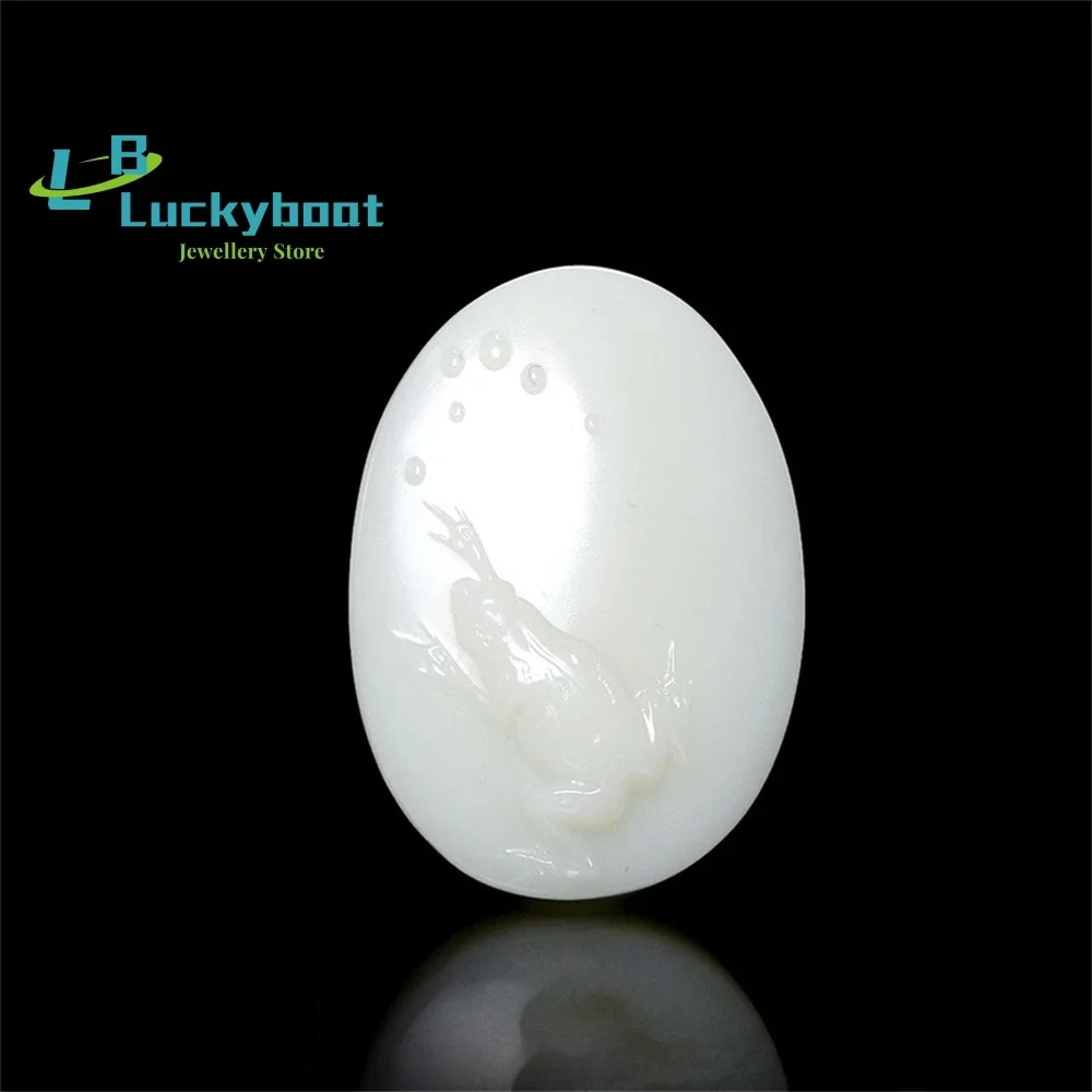 Hetian Jade Frog Brand Natural Mountain Material Whit Pendant for Men and Women
Hetian Jade Frog Brand Natural Mountain Material Whit Pendant for Men and Women