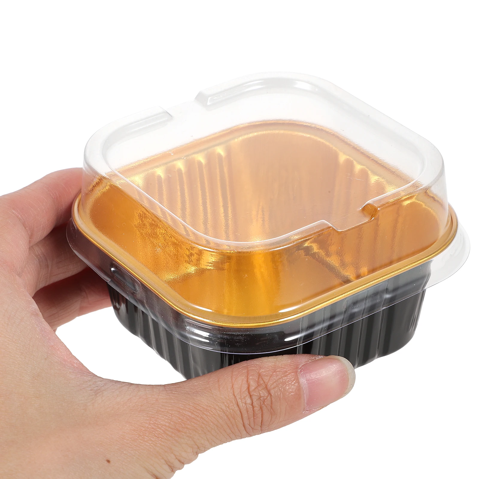 40 Sets 150ml Chocolate Cake Mold Foil Boxes Black Gold Plastic Lid Baking Containers BBQ Party Picnic Wedding Kitchen Bar Tools
40 Sets 150ml Chocolate Cake Mold Foil Boxes Black Gold Plastic Lid Baking Containers BBQ Party Picnic Wedding Kitchen Bar Tools