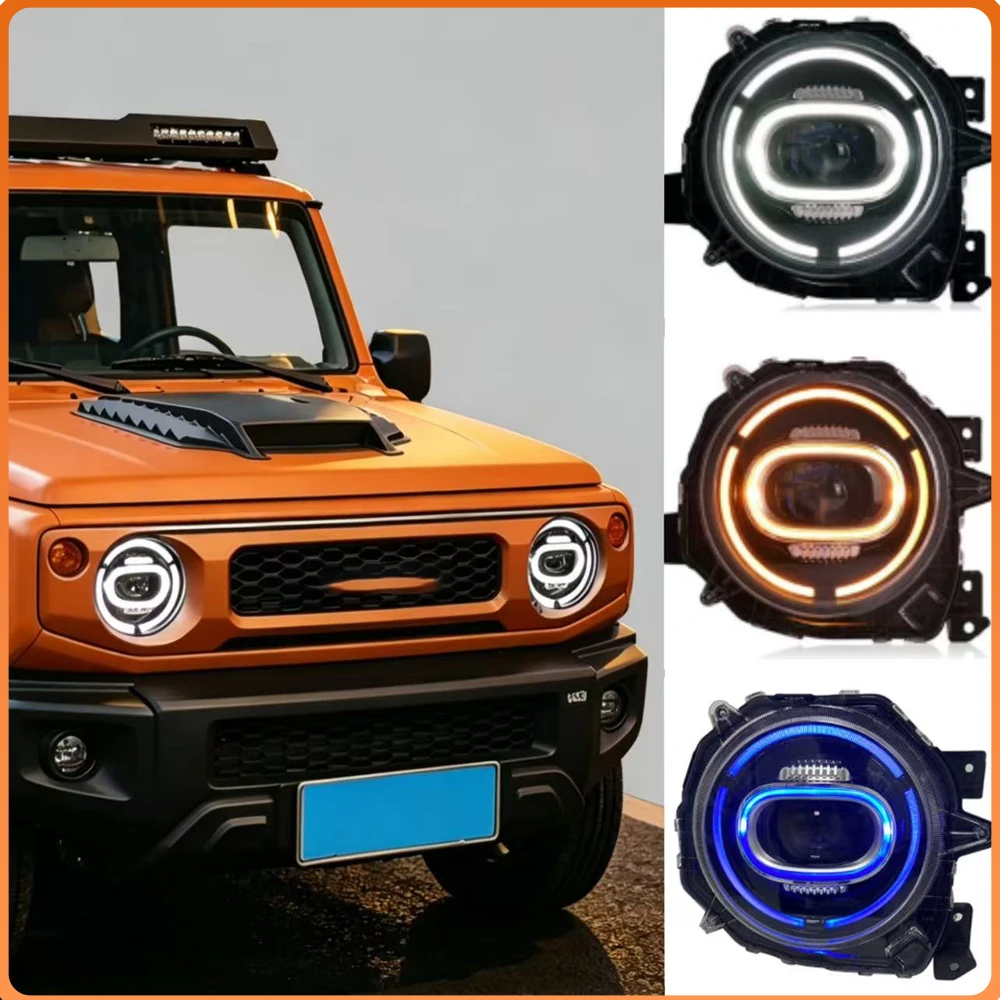 W463 Style LED Auto Headlight Assembly For Suzuki Jimny 2019-2023 Bifocal Lens Car Front Lamp Upgrade High Quality Accessories
W463 Style LED Auto Headlight Assembly For Suzuki Jimny 2019-2023 Bifocal Lens Car Front Lamp Upgrade High Quality Accessories