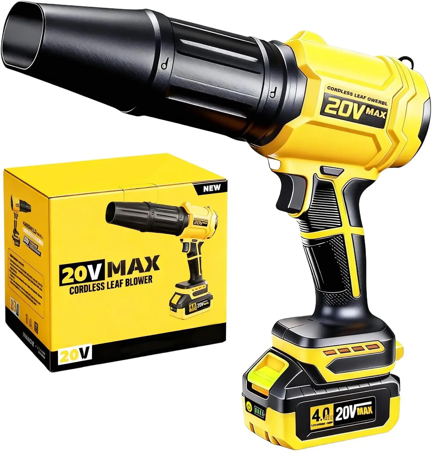 Cordless Leaf Blower for DEWALT 20V Max Battery, 720-CFM 180-MPH Handheld Electric Dust Blower with Light, Battery Powered Leaf
Cordless Leaf Blower for DEWALT 20V Max Battery, 720-CFM 180-MPH Handheld Electric Dust Blower with Light, Battery Powered Leaf