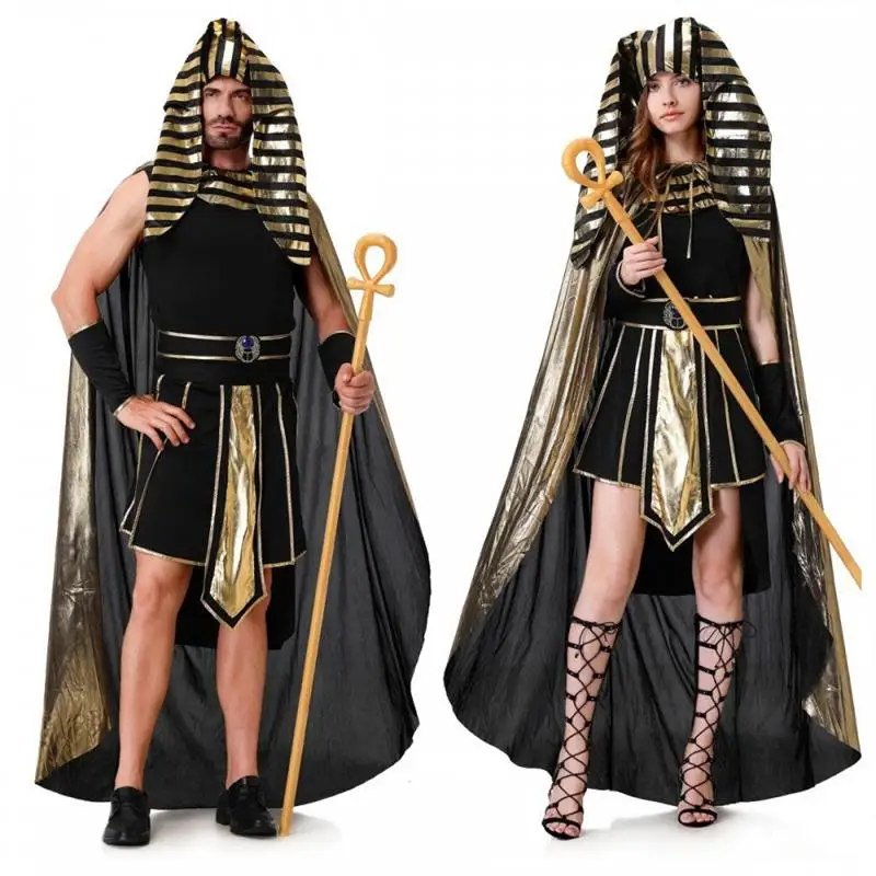Adult Halloween Queen of Egypt Goddess Long Dress Cosplay Roman Robe Performance Costume Elegant Lady Ancient Egypt Outfit
Adult Halloween Queen of Egypt Goddess Long Dress Cosplay Roman Robe Performance Costume Elegant Lady Ancient Egypt Outfit