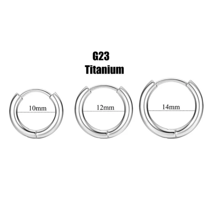 G23 Titanium Alloy Simple Coil Earrings Fashion Classic Universal Unisex F136 Circle Round Wire Ear Cuff
G23 Titanium Alloy Simple Coil Earrings Fashion Classic Universal Unisex F136 Circle Round Wire Ear Cuff
