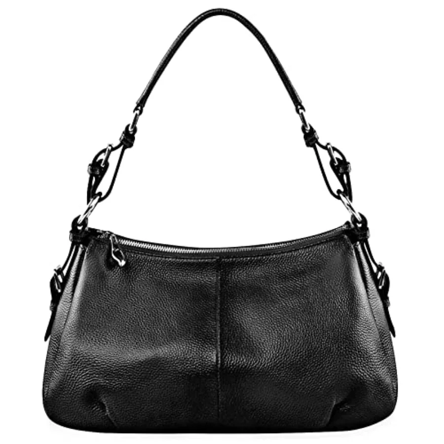 S-ZONE Womens Hobo Genuine Leather Shoulder Bag Top-handle Handbag Ladies Purses
S-ZONE Womens Hobo Genuine Leather Shoulder Bag Top-handle Handbag Ladies Purses