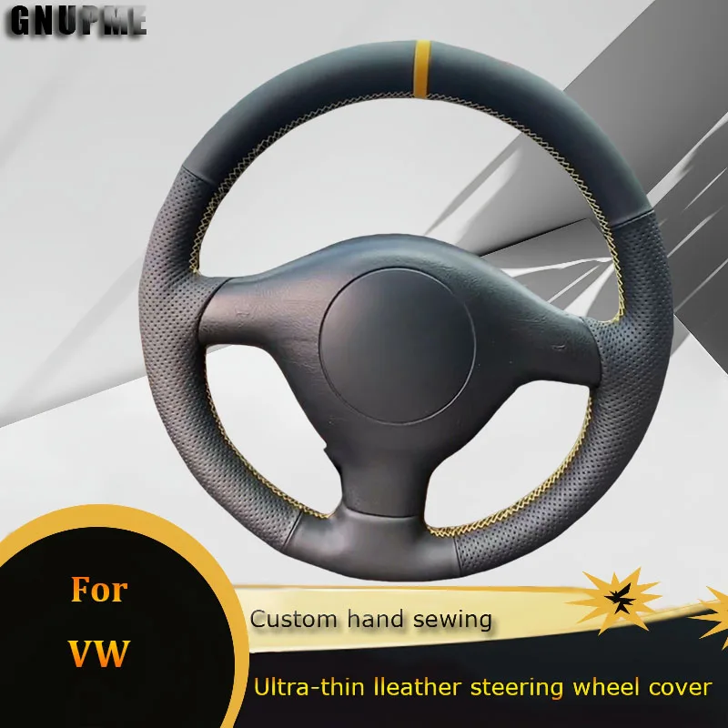 DIY Car Steering Wheel Cover Non Slip Perforated Leather For Volkswagen VW Golf 4 Passat B5 1996-2003 Seat Leon 1999-2004 Polo
DIY Car Steering Wheel Cover Non Slip Perforated Leather For Volkswagen VW Golf 4 Passat B5 1996-2003 Seat Leon 1999-2004 Polo