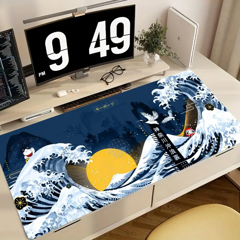 Большой коврик для игровой мыши XXL, тематический дизайн с массивной волной, нескользящая резиновая основа, коврик для стола для ноутбука, игровые аксессуары
Большой коврик для игровой мыши XXL, тематический дизайн с массивной волной, нескользящая резиновая основа, коврик для стола для ноутбука, игровые аксессуары