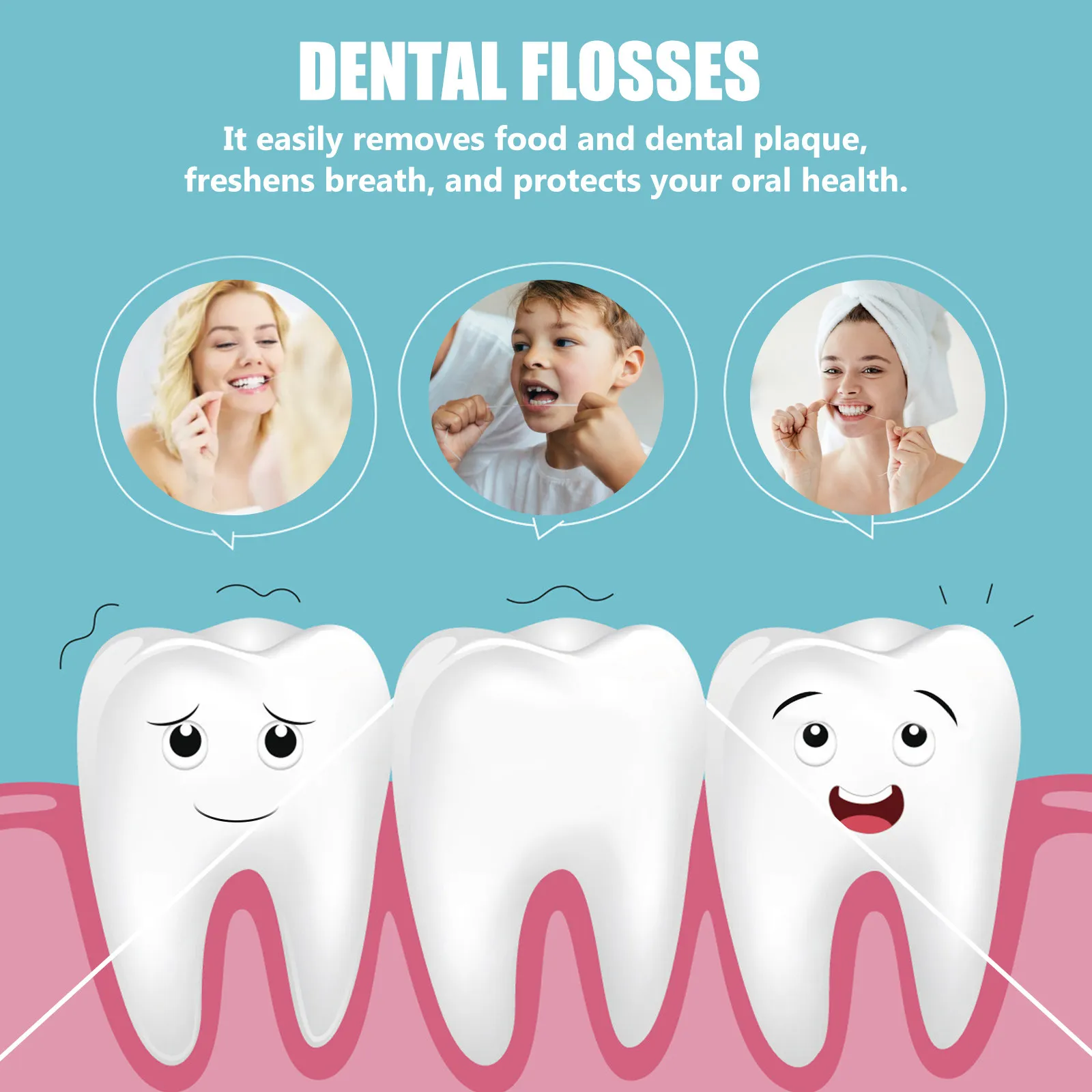 Набор из 6 портативных зубных нитей-флоссеров с гладким скольжением, простые в использовании, в футляре для дома и путешествий, для чистки зубов и ухода за полостью рта
Набор из 6 портативных зубных нитей-флоссеров с гладким скольжением, простые в использовании, в футляре для дома и путешествий, для чистки зубов и ухода за полостью рта