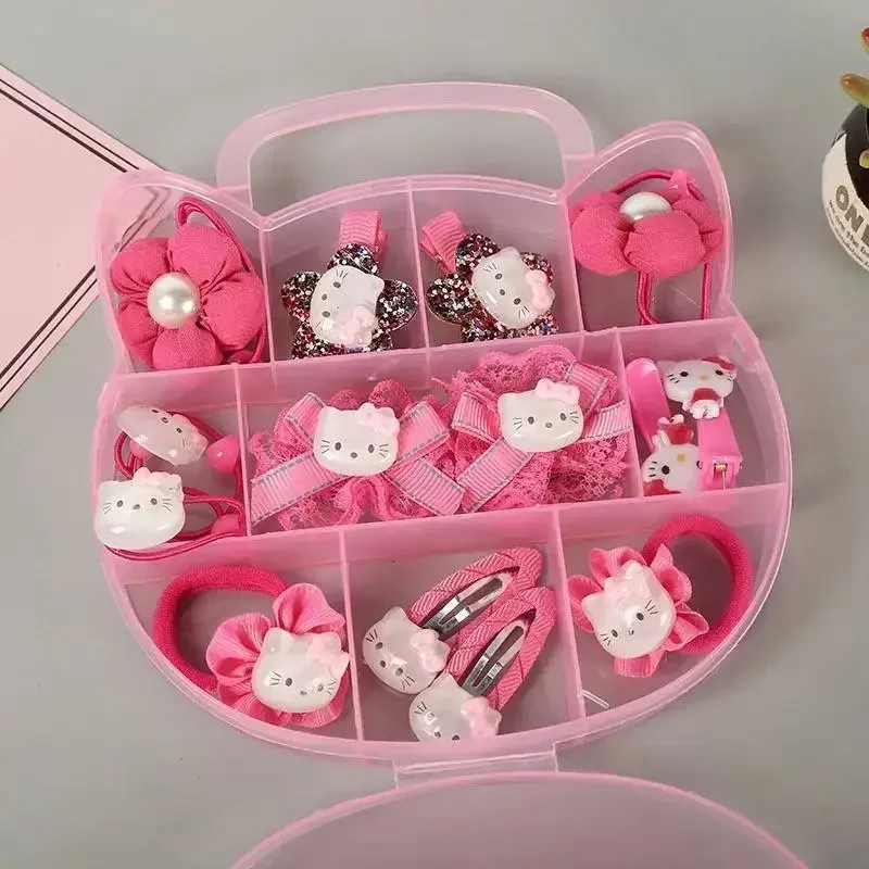 sanrio Hello Kitty girl cartoon necklace Bracelet Hair rope rubber band Ring earring clip Set Gift Boxed Hairpin
sanrio Hello Kitty girl cartoon necklace Bracelet Hair rope rubber band Ring earring clip Set Gift Boxed Hairpin