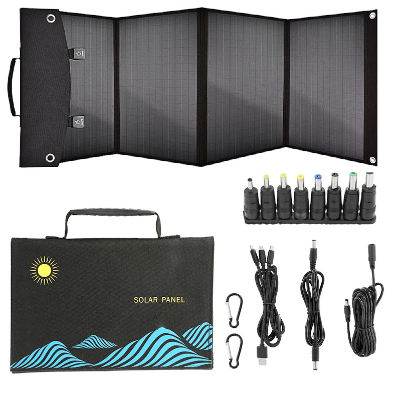 New Mobile Phone Solar Panel Charger Portable Folding Bag 120W USB+DC Output Solar Charger Outdoor Power Generator For Phone
New Mobile Phone Solar Panel Charger Portable Folding Bag 120W USB+DC Output Solar Charger Outdoor Power Generator For Phone