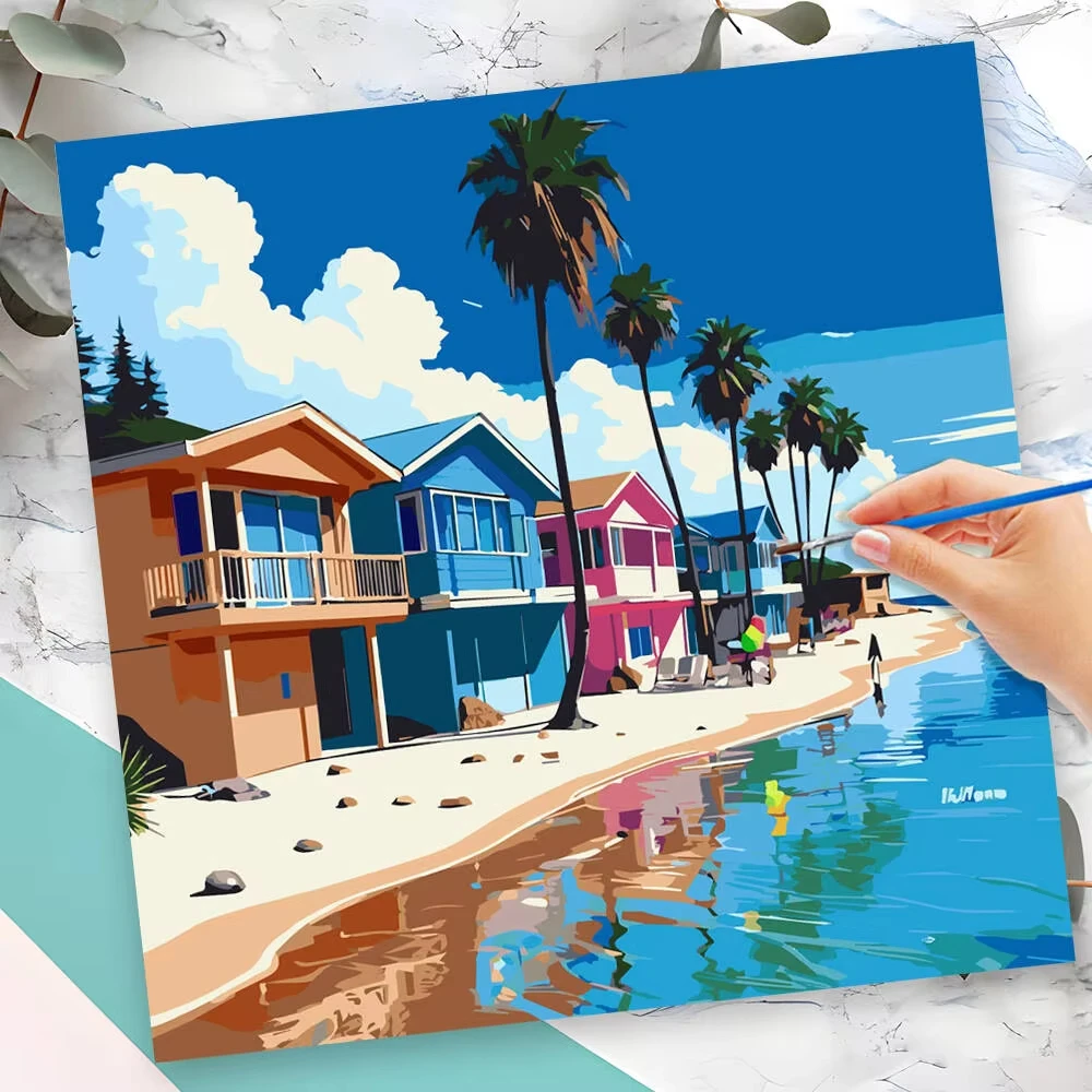 Картина по номерам «Дом и пейзаж», без рамы, «Сделай сам», «Морской пейзаж», Новинка, Декор для дома, спальни, настенное искусство
Картина по номерам «Дом и пейзаж», без рамы, «Сделай сам», «Морской пейзаж», Новинка, Декор для дома, спальни, настенное искусство