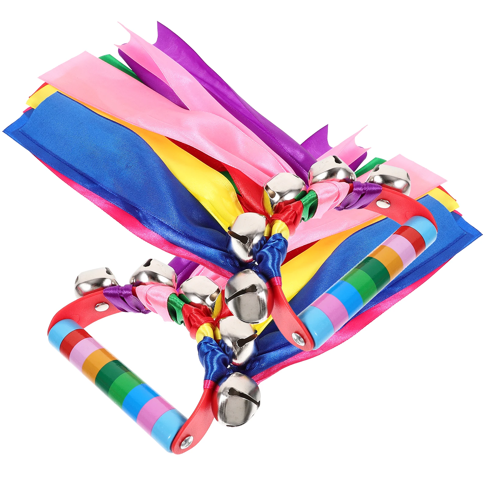 2 Pcs Rainbow Ribbon Tambourine 25cm Plastic Handle Kids Dance Props Hand Bells Percussion Toys
2 Pcs Rainbow Ribbon Tambourine 25cm Plastic Handle Kids Dance Props Hand Bells Percussion Toys