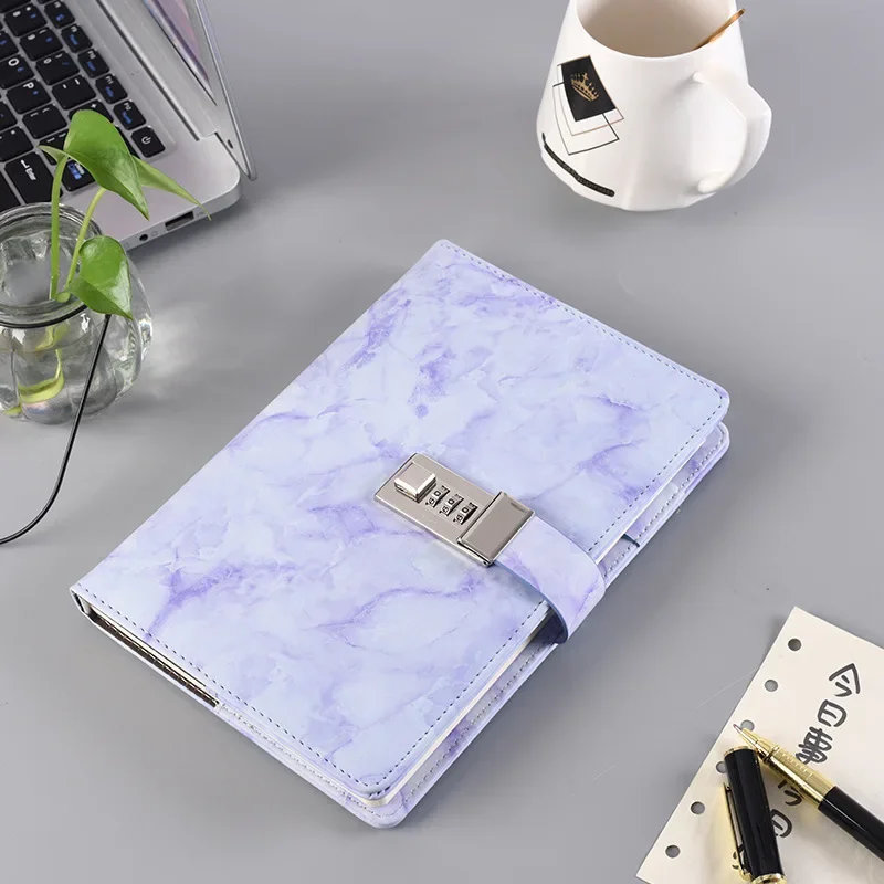 A5 Marble Vintage Code Lock Notebook PU Leather Face Creative Minimalist Student Diary Business Office Notes Stationery
A5 Marble Vintage Code Lock Notebook PU Leather Face Creative Minimalist Student Diary Business Office Notes Stationery