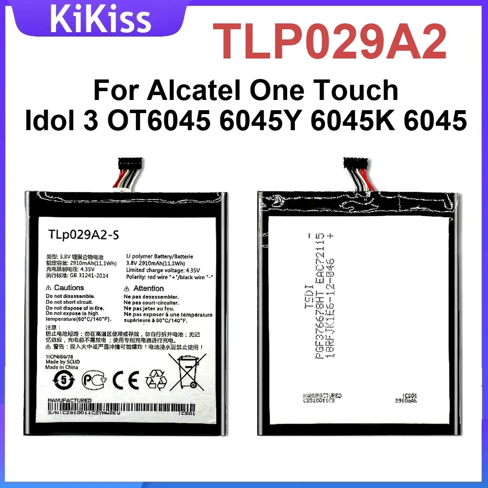 Литий-ионный аккумулятор TLP029A2 для Alcatel One Touch Idol 3 OT6045 6045Y 6045K 6045
Литий-ионный аккумулятор TLP029A2 для Alcatel One Touch Idol 3 OT6045 6045Y 6045K 6045
