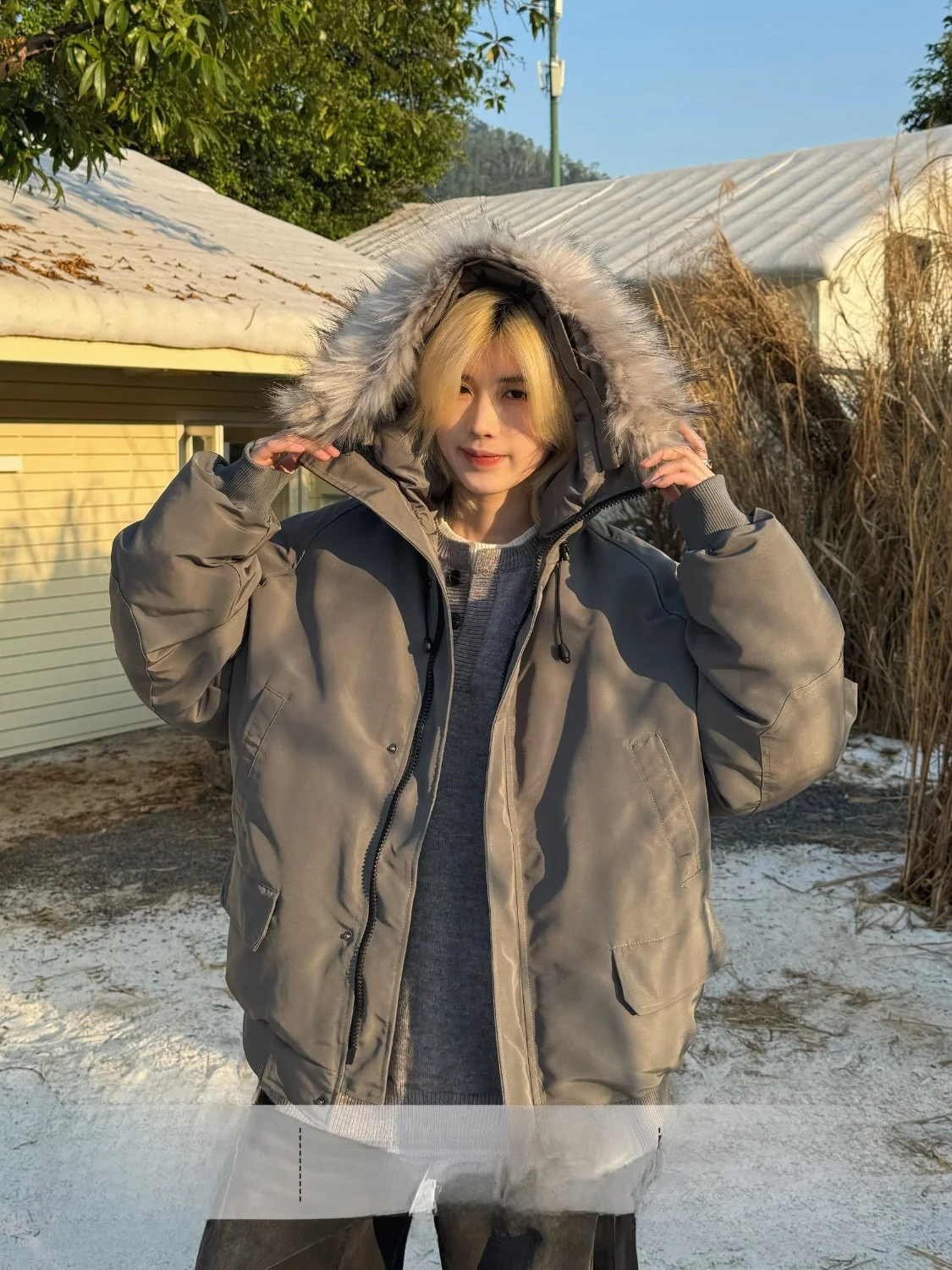 Ja Thiened Oversized Parka Coat with Fur Collar for Men And Women Street Sle Cotton Jaet Warm And Comfortable Winter O...
Ja Thiened Oversized Parka Coat with Fur Collar for Men And Women Street Sle Cotton Jaet Warm And Comfortable Winter O...