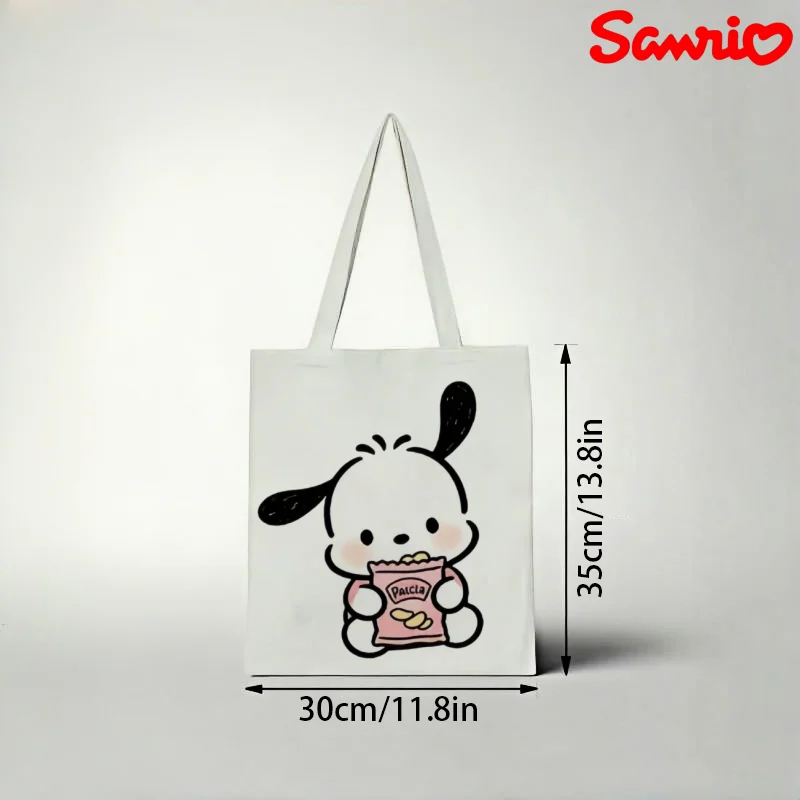 1pc Lovely Minimalist Pochacco Munching Chips Casual Canvas Tote Bag
1pc Lovely Minimalist Pochacco Munching Chips Casual Canvas Tote Bag