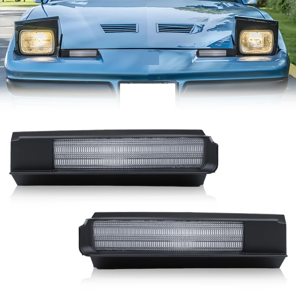 2Pcs Front Turn Signal Light Parking Light DRL Cover For 1982 1983 1984 1985 1986 1987 1988 1989 1990 Pontiac Firebird Trans Am
2Pcs Front Turn Signal Light Parking Light DRL Cover For 1982 1983 1984 1985 1986 1987 1988 1989 1990 Pontiac Firebird Trans Am