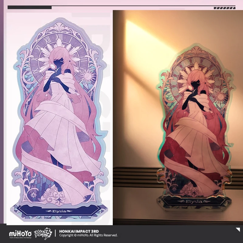 Лидер продаж, официальный оригинальный Honkai Impact 3, красочная граница Elysia, фотопластина, декор для стола, стоячий знак, подарок для фанатов
Лидер продаж, официальный оригинальный Honkai Impact 3, красочная граница Elysia, фотопластина, декор для стола, стоячий знак, подарок для фанатов