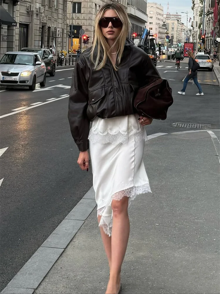 Tossy белая кружевная лоскутная длинная юбка для женщин, тонкая высокая талия, элегантная одежда с принтом для вечеринок, женские макси-юбки
Tossy белая кружевная лоскутная длинная юбка для женщин, тонкая высокая талия, элегантная одежда с принтом для вечеринок, женские макси-юбки