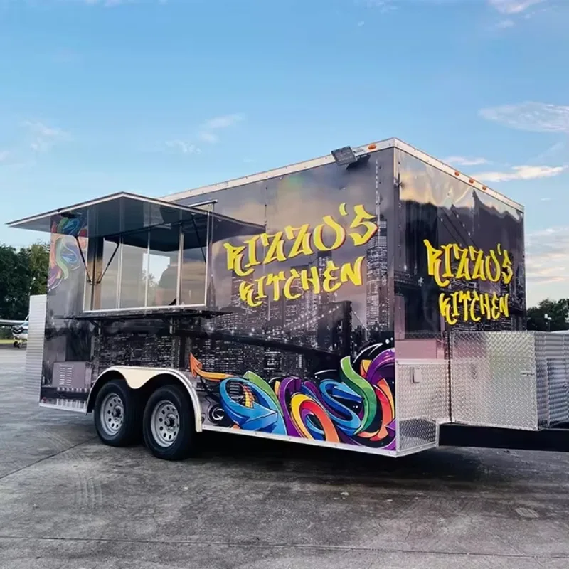 Customized Concession Fast Food Trailer Mobile Kitchen Tacos Ice Cream Cart BBQ Food Truck Street Food Trailers Factory Price
Customized Concession Fast Food Trailer Mobile Kitchen Tacos Ice Cream Cart BBQ Food Truck Street Food Trailers Factory Price