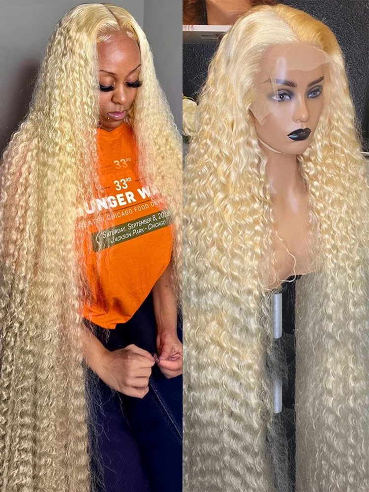 Deep Wave 613 Honey Blonde Transparent Hd 13x6 Lace Frontal Wigs PrePlucked Curly Wigs 13x4 Lace Front Human Hair Wigs For Women
Deep Wave 613 Honey Blonde Transparent Hd 13x6 Lace Frontal Wigs PrePlucked Curly Wigs 13x4 Lace Front Human Hair Wigs For Women