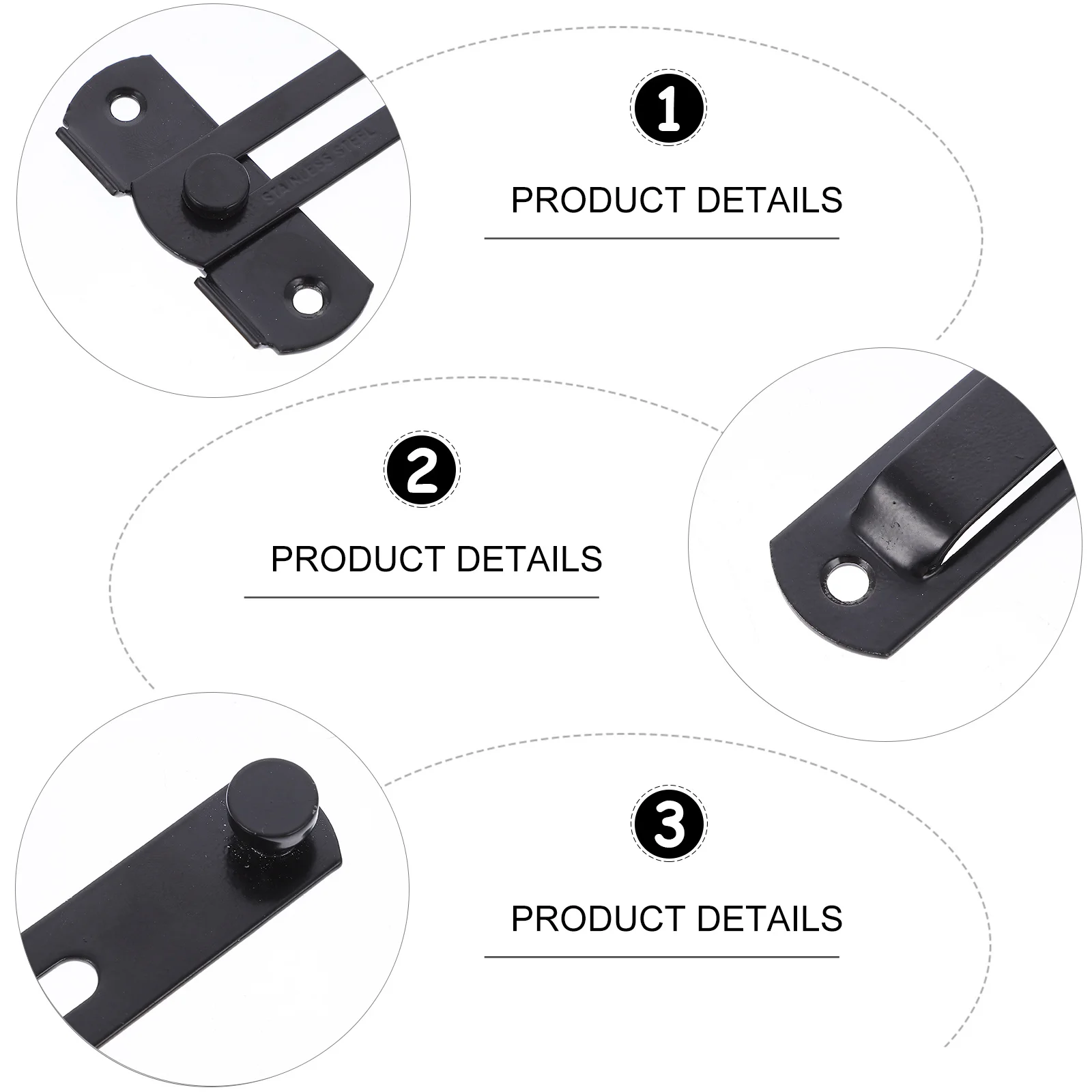 2pcs Door Locks Durable House Lock Buckles Strong Security Latch For Sliding Window Door Fence Garage Bedroom Heavy Duty Latch
2pcs Door Locks Durable House Lock Buckles Strong Security Latch For Sliding Window Door Fence Garage Bedroom Heavy Duty Latch