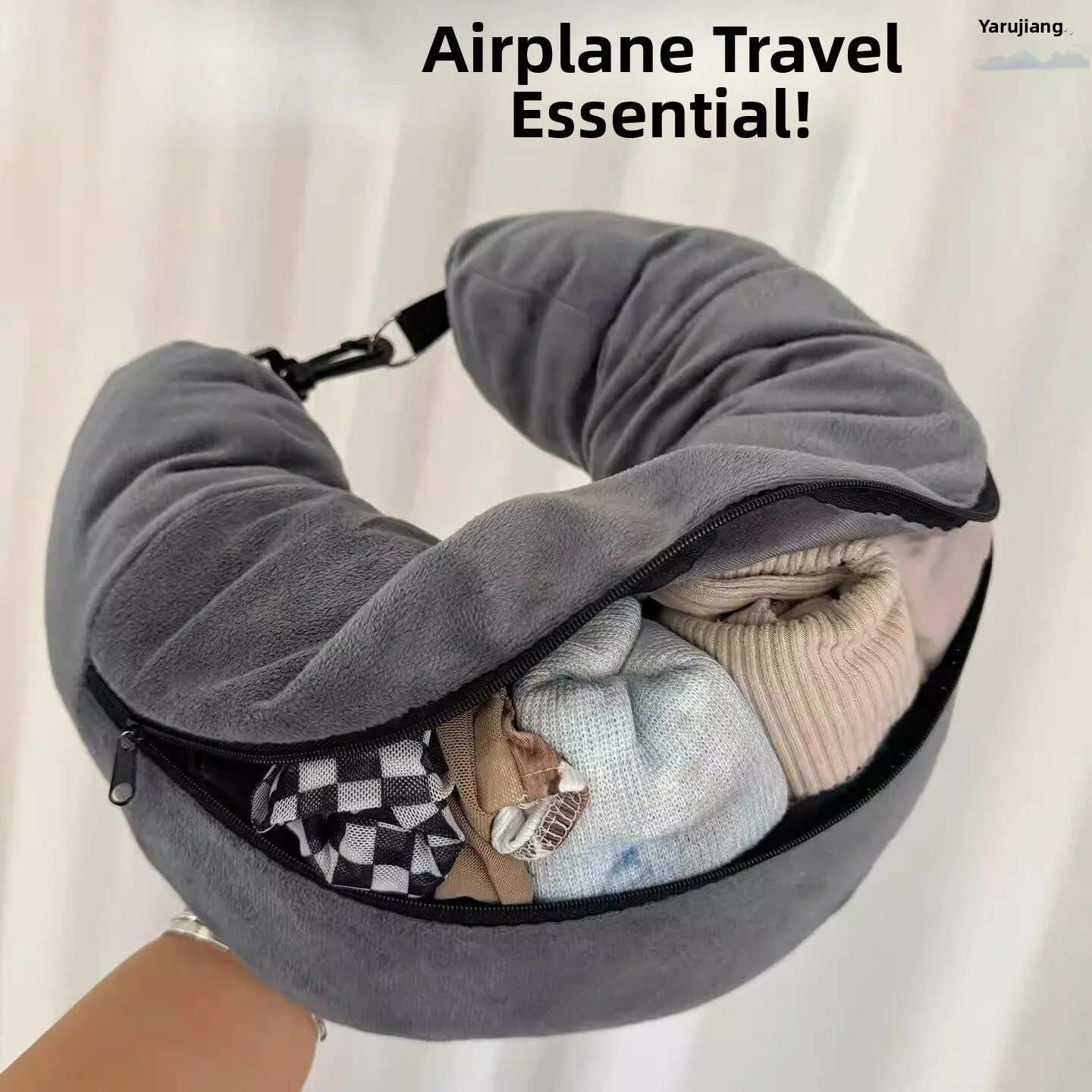 Portable U-Shaped Pillowcase Multi-Functional Carry-On Luggage Inflatable Neck Storage Bag for Business Travel And Flight Che...
Portable U-Shaped Pillowcase Multi-Functional Carry-On Luggage Inflatable Neck Storage Bag for Business Travel And Flight Che...