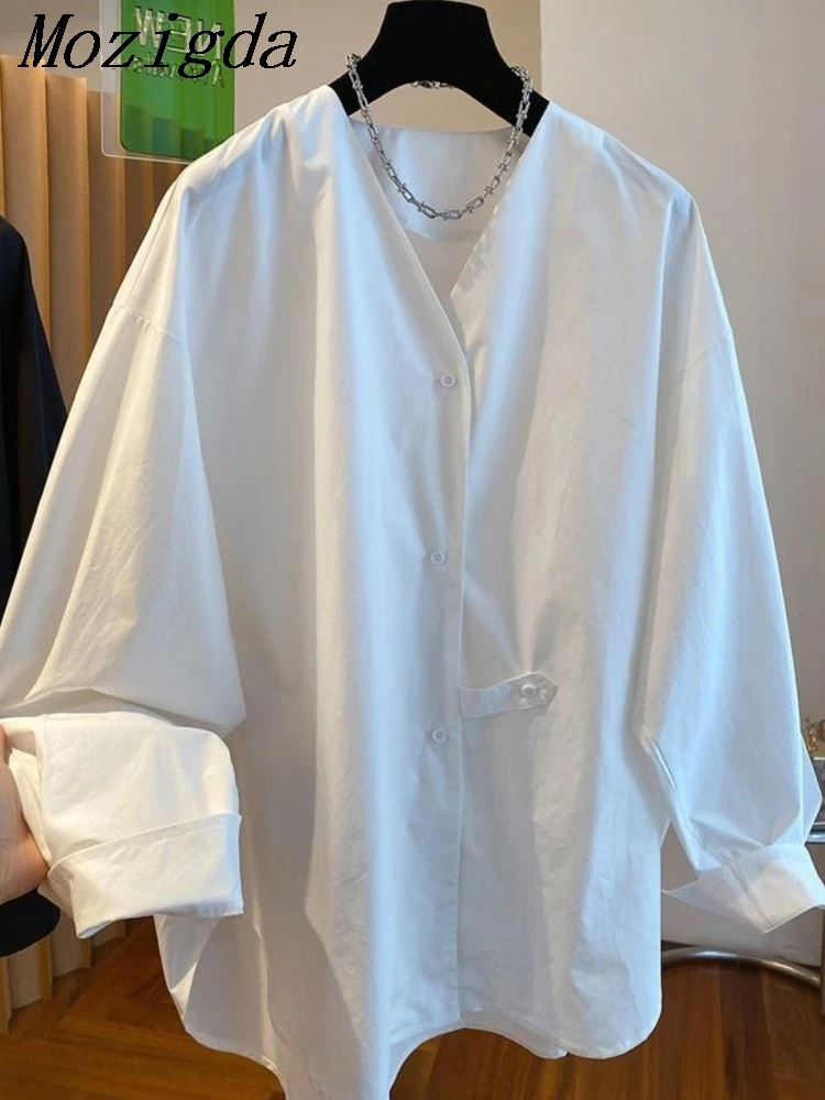 Autumn Oversize V Neck Shirt Women Korean Loose Midi Long Sleeve Woman Blouse Ladies Tops Blusas Femininas De Verão
Autumn Oversize V Neck Shirt Women Korean Loose Midi Long Sleeve Woman Blouse Ladies Tops Blusas Femininas De Verão