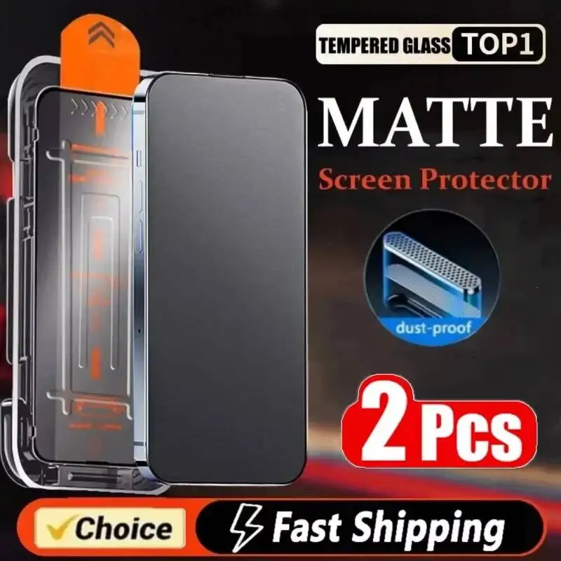 Matte Anti-Spy Tempered Glass For Iphone 14 17 16 13 11 12 15 Pro Max Air 16E XR XS X Oleophobic Coating Dust Free Installation
Matte Anti-Spy Tempered Glass For Iphone 14 17 16 13 11 12 15 Pro Max Air 16E XR XS X Oleophobic Coating Dust Free Installation