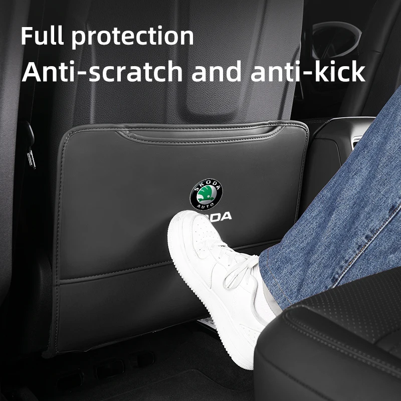 Car Seat Anti-Kick Pad Leather Seat Protector Cover Accessories For Skoda Octavia Rapid Kodiaq Superb Derivative Karoq Fabia Kam
Car Seat Anti-Kick Pad Leather Seat Protector Cover Accessories For Skoda Octavia Rapid Kodiaq Superb Derivative Karoq Fabia Kam