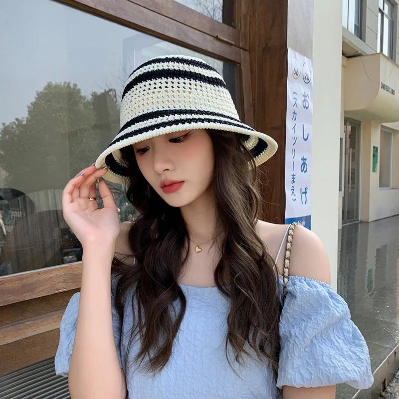 Spring and Summer Women's Sunhats Knitted Sunscreen Hats Japanese Versatile Fisherman Hats Sun Hats
Spring and Summer Women's Sunhats Knitted Sunscreen Hats Japanese Versatile Fisherman Hats Sun Hats
