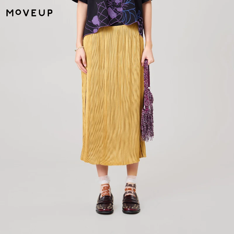 MOVEUP Casual Half Skirt 2026 Summer New Elastic Waist Solid Color Striped Pleated Hanging Commuting A-line Half Skirt 3ELX20621
MOVEUP Casual Half Skirt 2026 Summer New Elastic Waist Solid Color Striped Pleated Hanging Commuting A-line Half Skirt 3ELX20621