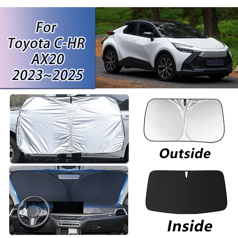 Для Toyota C-HR GR Sport AX20 MK2 2023 2024 2025 автомобильная штора переднего лобового стекла отражатель козырек теплоизоляционные аксессуары
Для Toyota C-HR GR Sport AX20 MK2 2023 2024 2025 автомобильная штора переднего лобового стекла отражатель козырек теплоизоляционные аксессуары