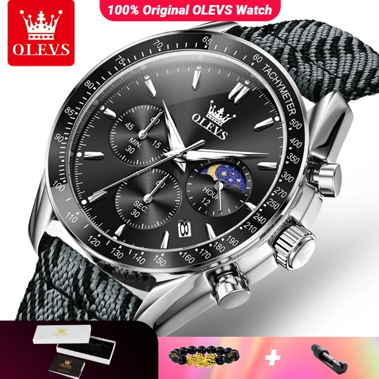 OLEVS 3630, кварцевые мужские часы с тканевым ремешком, водонепроницаемые светящиеся многофункциональные часы для мужчин
OLEVS 3630, кварцевые мужские часы с тканевым ремешком, водонепроницаемые светящиеся многофункциональные часы для мужчин