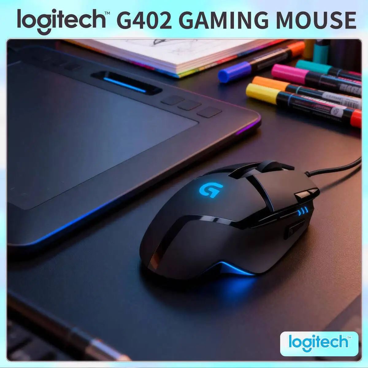 Проводная игровая мышь Logitech G402 Hyperion Fury, 8 программируемых кнопок, 4000 точек на дюйм, высокоскоростное отслеживание для геймеров
Проводная игровая мышь Logitech G402 Hyperion Fury, 8 программируемых кнопок, 4000 точек на дюйм, высокоскоростное отслеживание для геймеров