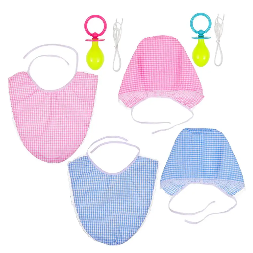 2 Sets Baby Clothing Funny Hats for Adults PP Festival Cosplay Supplies Adult Baby Clothes Set Pacifier Bib Hat Practical
2 Sets Baby Clothing Funny Hats for Adults PP Festival Cosplay Supplies Adult Baby Clothes Set Pacifier Bib Hat Practical