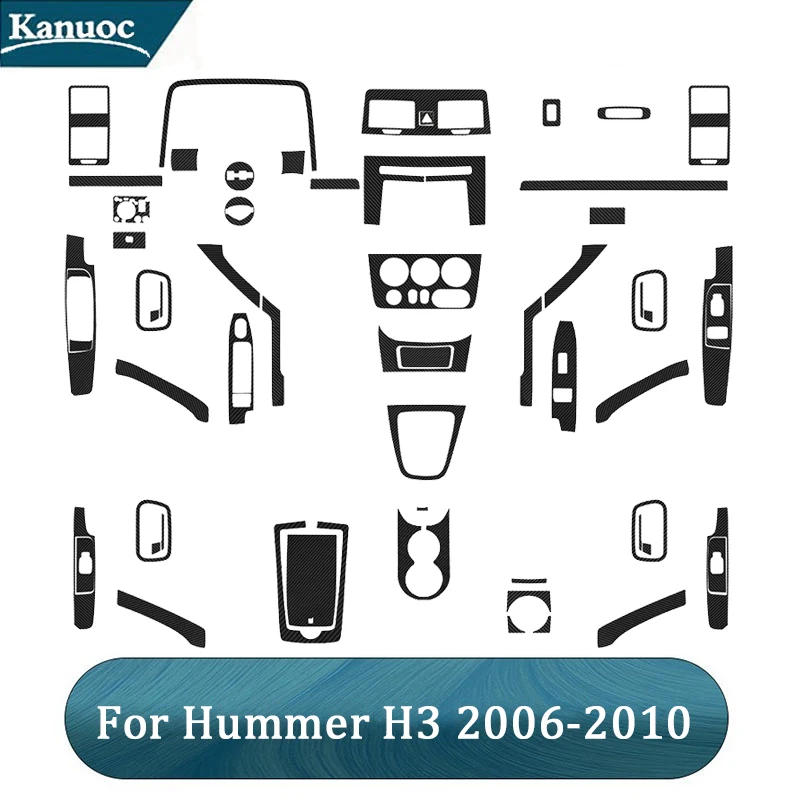 Car Interior Decorative Accessories For Hummer H3 2006 2007 2008 2009 2010 Carbon Fiber Various Parts Black Stickers
Car Interior Decorative Accessories For Hummer H3 2006 2007 2008 2009 2010 Carbon Fiber Various Parts Black Stickers