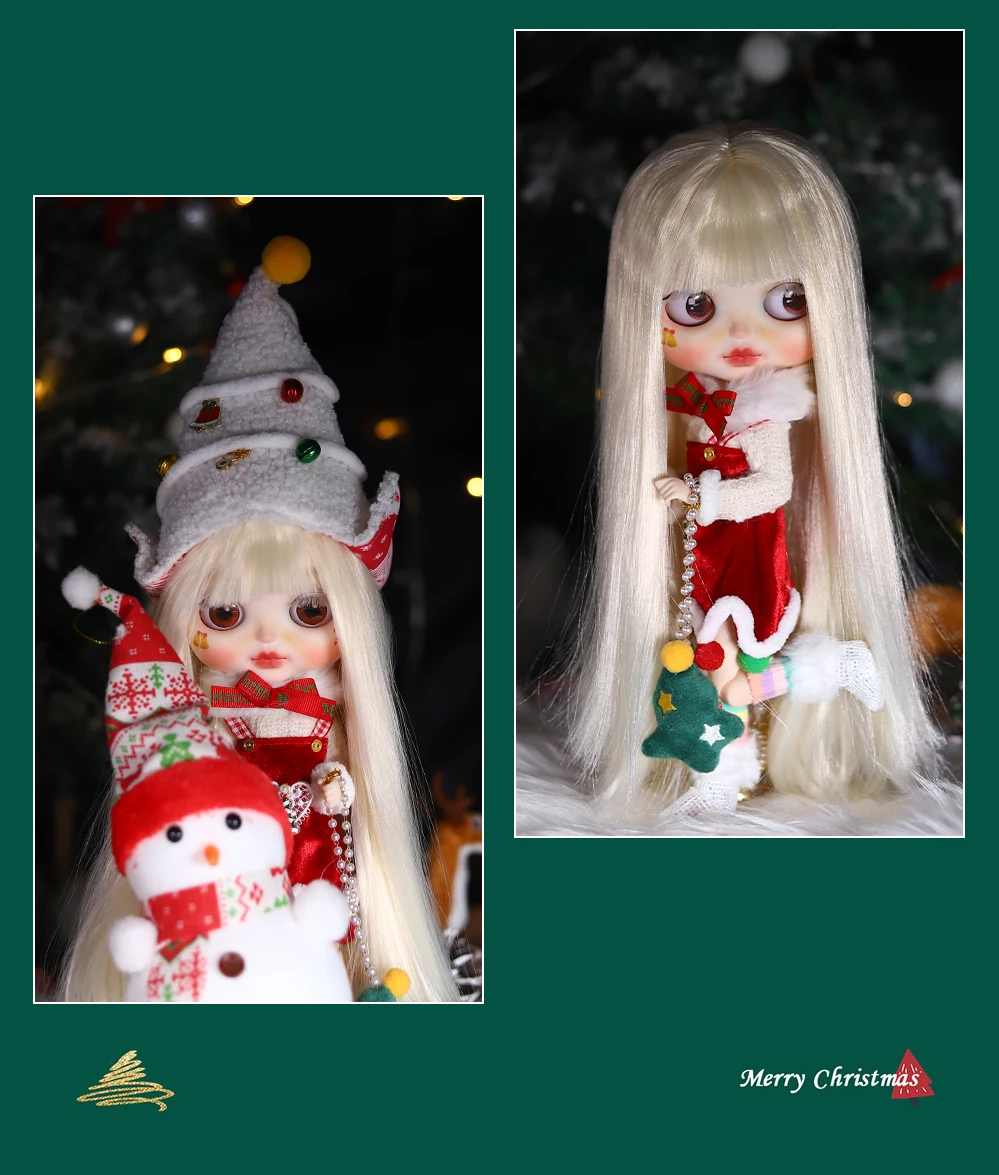 Neo Blythe Doll Festive Christmas & Holiday Outfit Collection 11 Neo Blythe Doll Festive Christmas & Holiday Outfit Collection 11