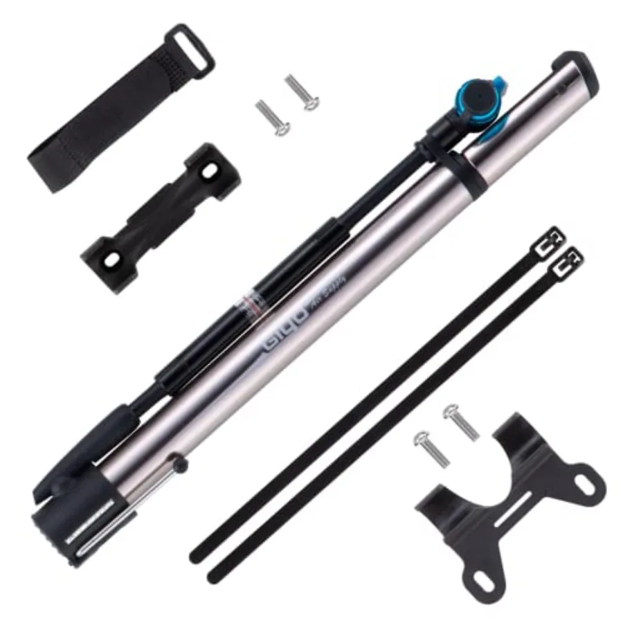 GM741 High Precision Bike Pump with Gauge - Portable Floor Pump, Durable and Lightweight for Mountain and Road Bikes, 140 PSI,
GM741 High Precision Bike Pump with Gauge - Portable Floor Pump, Durable and Lightweight for Mountain and Road Bikes, 140 PSI,