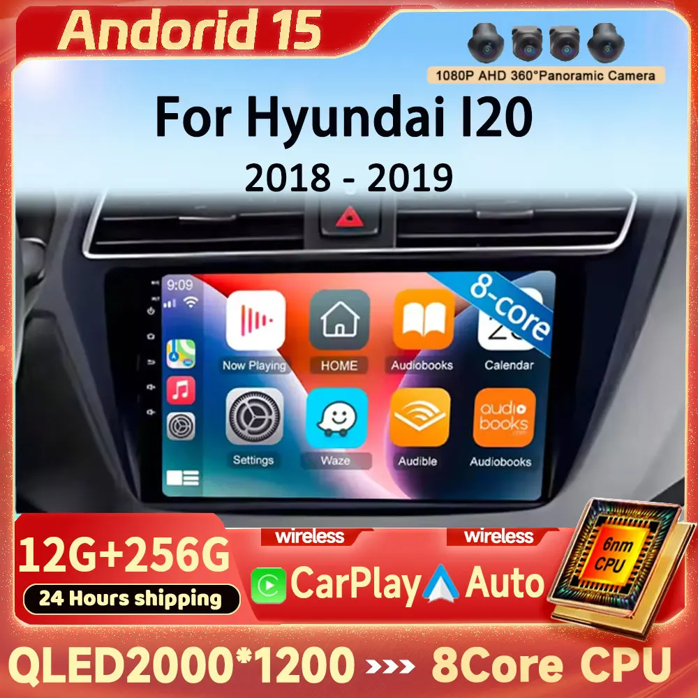 Android 15 Car Radio For Hyundai I20 2018 2019 Multimedia Navigation Player GPS Stereo WIFI+4G wireless Carplay Autoradio DSP
Android 15 Car Radio For Hyundai I20 2018 2019 Multimedia Navigation Player GPS Stereo WIFI+4G wireless Carplay Autoradio DSP