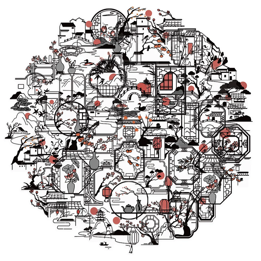 50 шт., древний стиль, силуэт, древний город, тематическая серия, набор наклеек, чехол для телефона «сделай сам», декоративные наклейки для ноутбука, гитары, компьютера
50 шт., древний стиль, силуэт, древний город, тематическая серия, набор наклеек, чехол для телефона «сделай сам», декоративные наклейки для ноутбука, гитары, компьютера