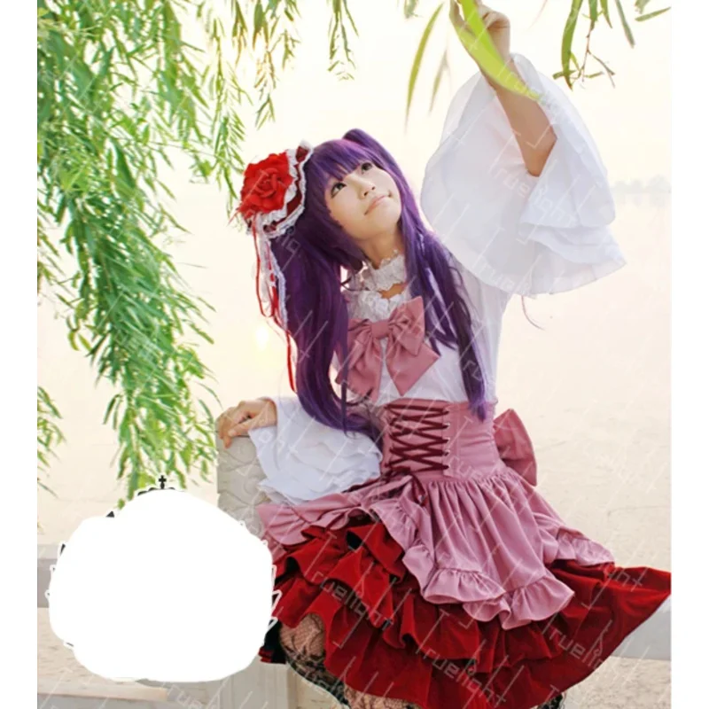 Anime Umineko no Naku Koro ni Furudo Erika Pink cosplay costume with hair accessory 11
Anime Umineko no Naku Koro ni Furudo Erika Pink cosplay costume with hair accessory 11
