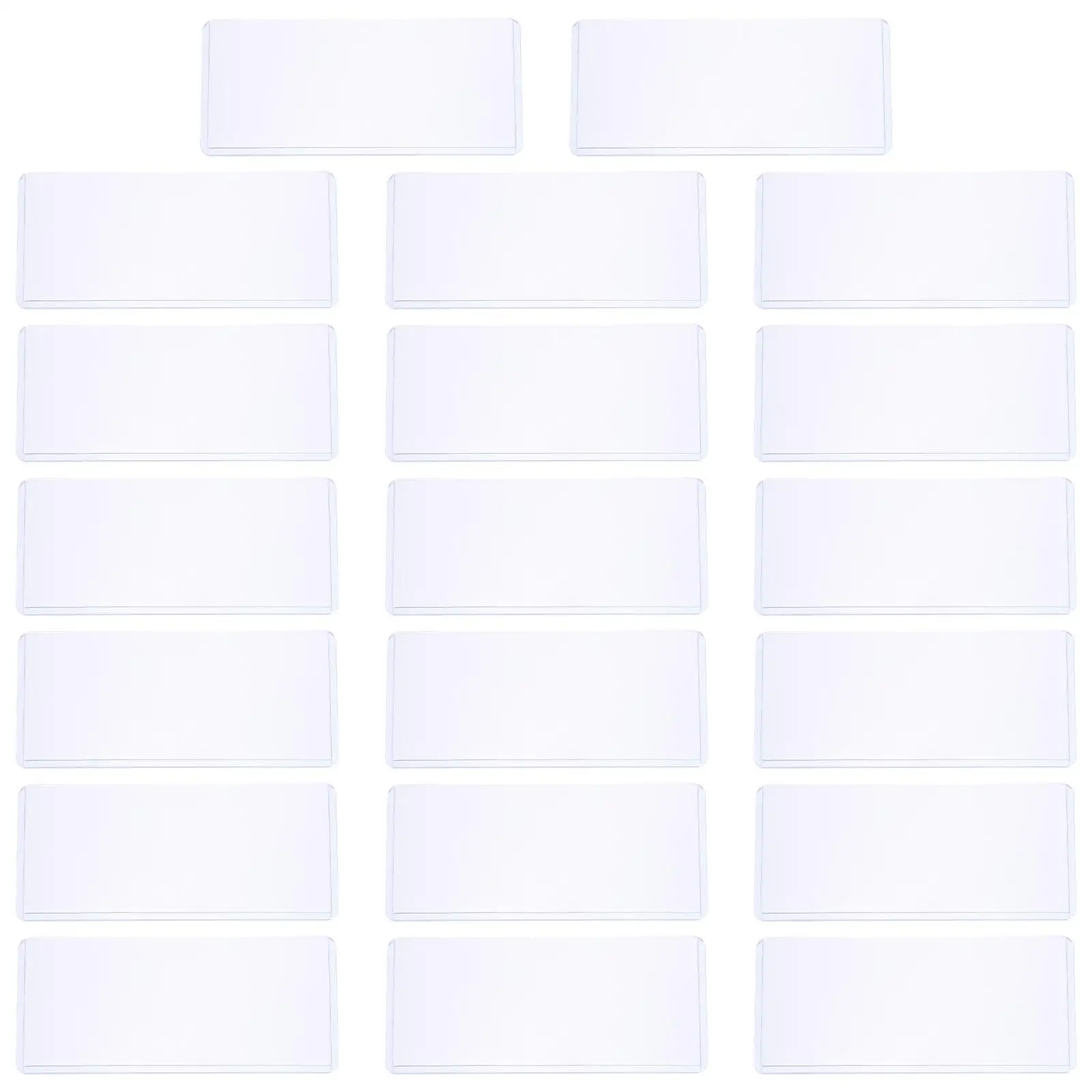 20 Pcs Transparent Banknote Clip Holder PVC Thick Sealed Waterproof Money Organizer Cash Storage Bills Display Protector
20 Pcs Transparent Banknote Clip Holder PVC Thick Sealed Waterproof Money Organizer Cash Storage Bills Display Protector