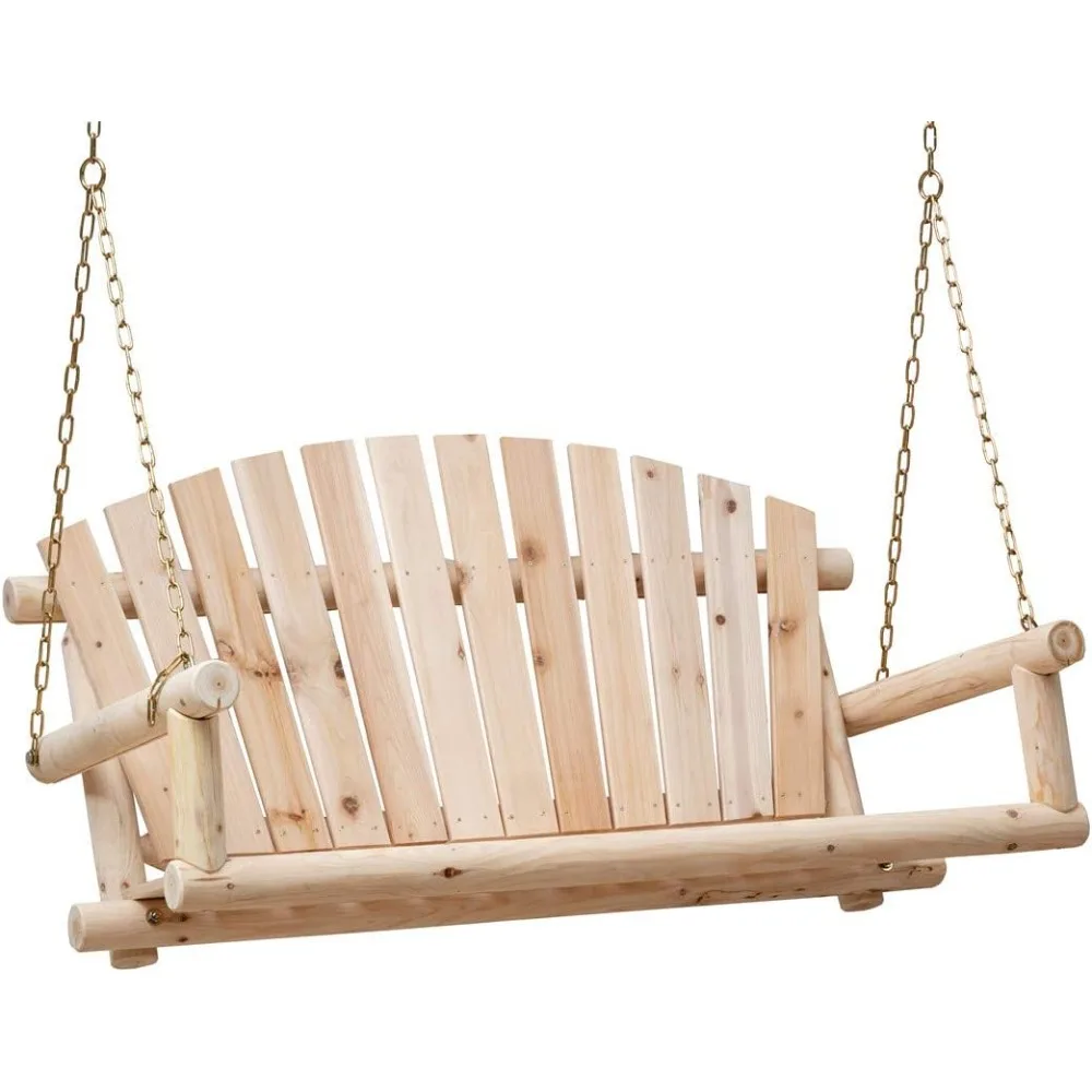 Wooden Porch Swing Outdoor Bench Swing Chair 2-Seater W/Hanging Chains for Patio Garden Backyard, Heavy Duty 800 LBS, 4 Ft
Wooden Porch Swing Outdoor Bench Swing Chair 2-Seater W/Hanging Chains for Patio Garden Backyard, Heavy Duty 800 LBS, 4 Ft