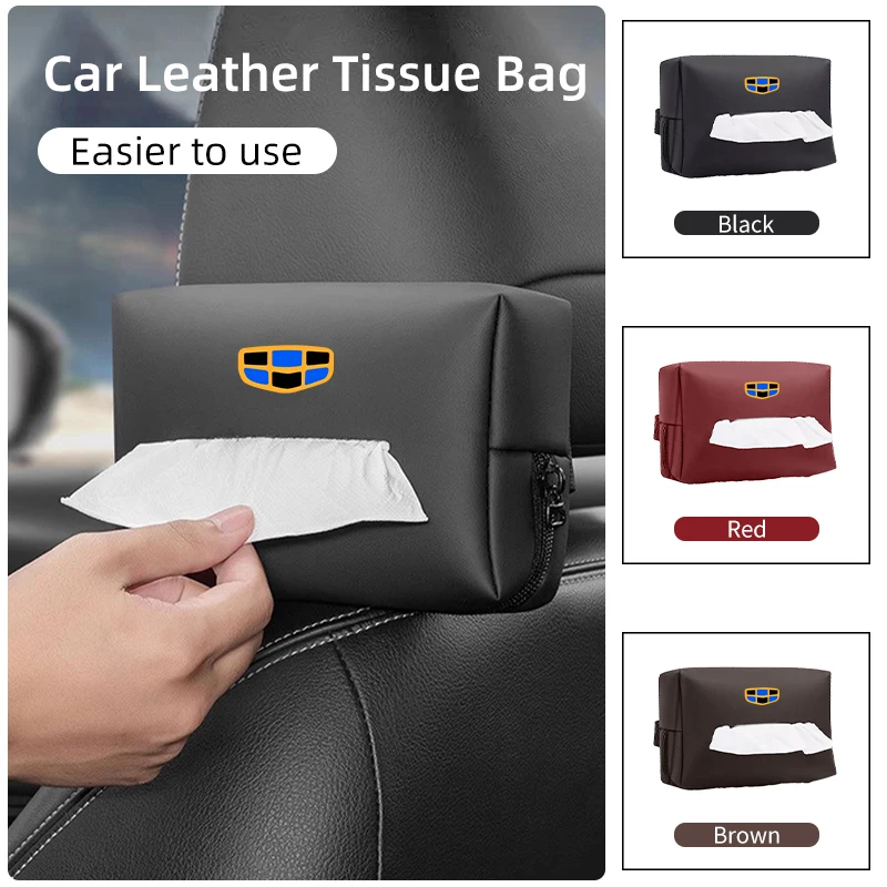 Car Seatback Tissue Box Holder Armrest Paper Case Napkin Storage Bag For Geely Atlas SUV Boyue Borui Coolray Emgrand NL3 EX7 X7
Car Seatback Tissue Box Holder Armrest Paper Case Napkin Storage Bag For Geely Atlas SUV Boyue Borui Coolray Emgrand NL3 EX7 X7