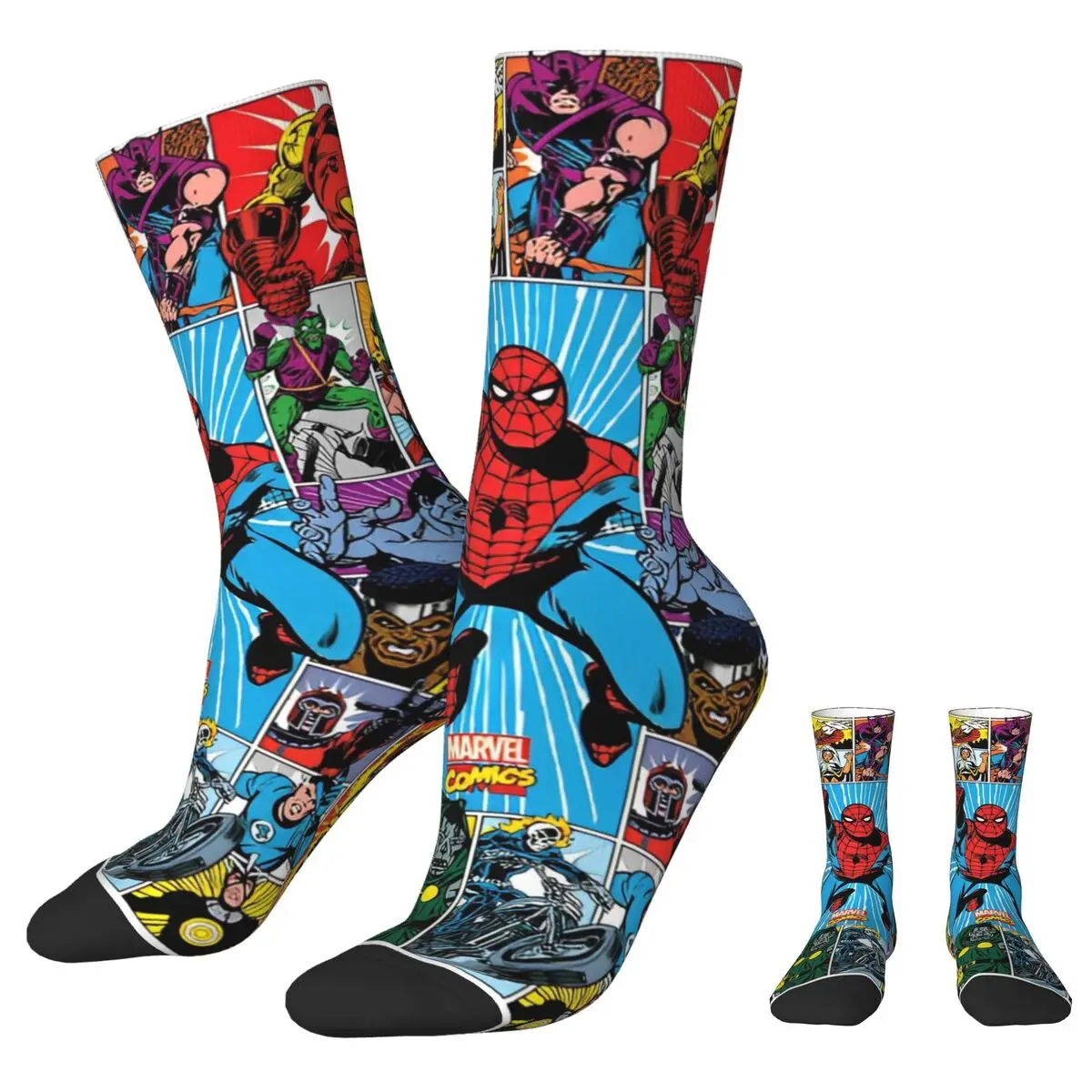Spider-Man Comic Handsome Socks Men Women Fashion Cartoon Anime Socks Novelty Spring Summer Autumn Winter Middle Tube Socks Gift
Spider-Man Comic Handsome Socks Men Women Fashion Cartoon Anime Socks Novelty Spring Summer Autumn Winter Middle Tube Socks Gift