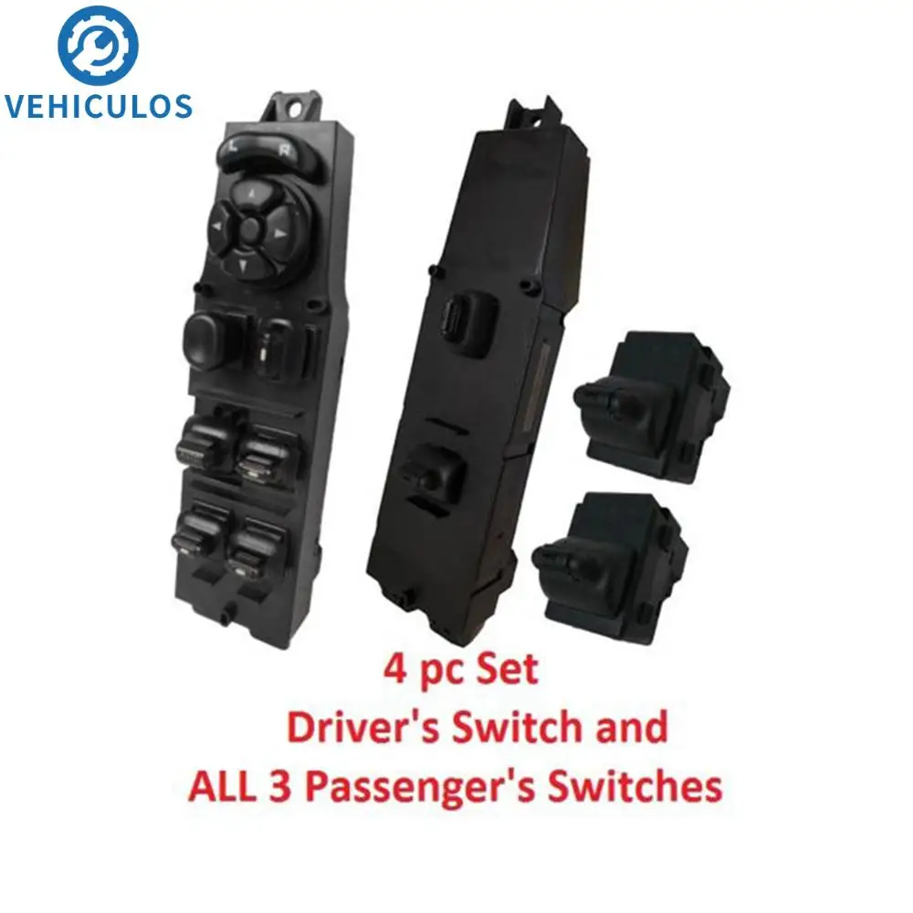 4PCS Automobile Electric Window Master Switch for Jeep for Cherokee 1997-2001 56009449ac 56009451ac 56007695ab
4PCS Automobile Electric Window Master Switch for Jeep for Cherokee 1997-2001 56009449ac 56009451ac 56007695ab