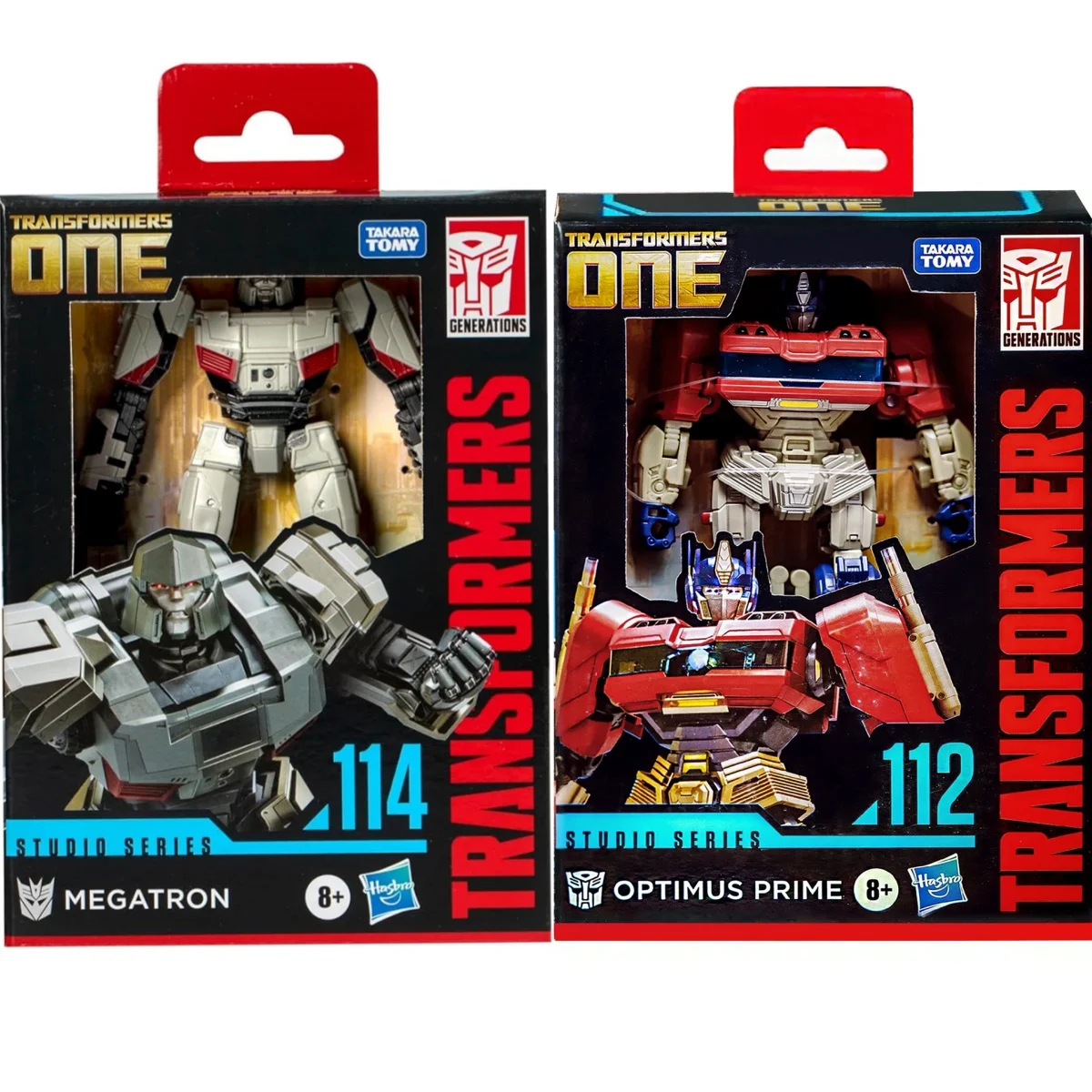 Transformers Toys Studio Series ONE SS114 Megatron SS112 Optimus Prime Deluxe 4.5-inch Converting Action Figure Toys 
Transformers Toys Studio Series ONE SS114 Megatron SS112 Optimus Prime Deluxe 4.5-inch Converting Action Figure Toys