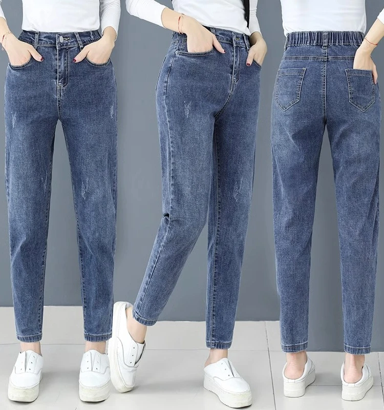 New Town Guangzhou Winter Spring Women's Fleece Lined Dad Casual Jeans Harlan Pants Long Trousers Natural Waist Button Closure
New Town Guangzhou Winter Spring Women's Fleece Lined Dad Casual Jeans Harlan Pants Long Trousers Natural Waist Button Closure