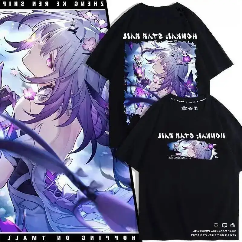 Аниме-игра Honkai: Star Rail Cos Castorice, унисекс, 2025 г., повседневный и свободный повседневный топ с короткими рукавами и круглым вырезом Prezzie
Аниме-игра Honkai: Star Rail Cos Castorice, унисекс, 2025 г., повседневный и свободный повседневный топ с короткими рукавами и круглым вырезом Prezzie