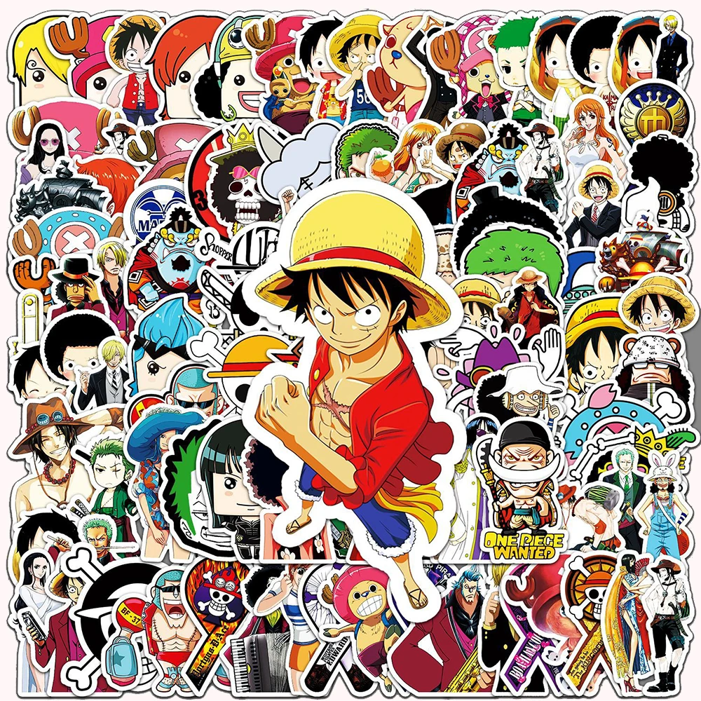 10/30/50/106pcs Luffy Zoro Anime ONE PIECE Stickers Cartoon Nami Chopper Sticker DIY Phone Guitar Laptop Diary Cute Decals Pack
10/30/50/106pcs Luffy Zoro Anime ONE PIECE Stickers Cartoon Nami Chopper Sticker DIY Phone Guitar Laptop Diary Cute Decals Pack