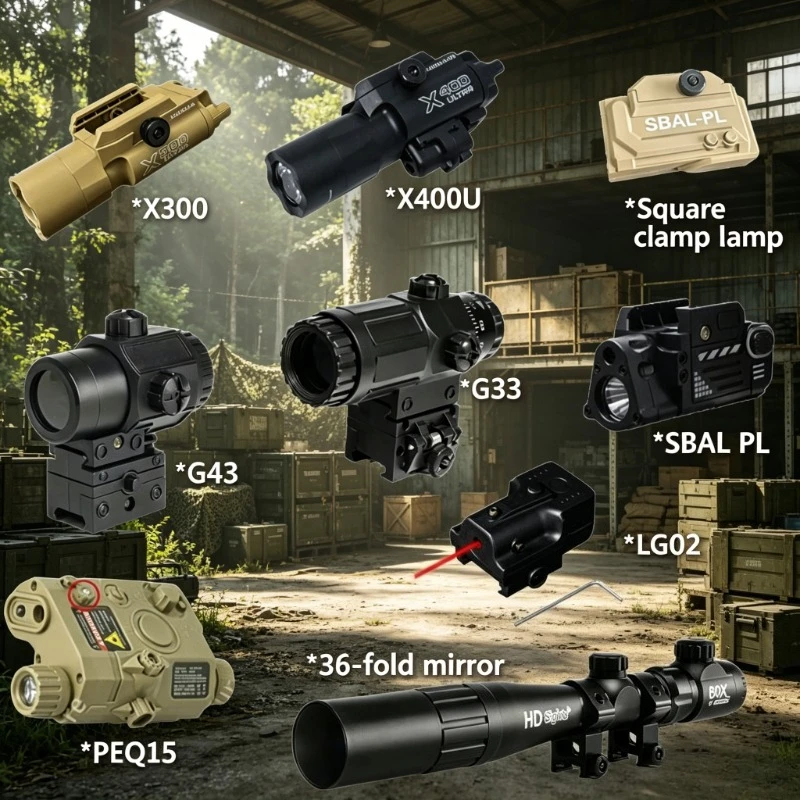 G33/G43/X300/X400U/PEQ-15/LG02 Tactical Laser Flashlight Combo for Soft Blaster Toy Wargame 20mm Picatinny Rail Parts
G33/G43/X300/X400U/PEQ-15/LG02 Tactical Laser Flashlight Combo for Soft Blaster Toy Wargame 20mm Picatinny Rail Parts